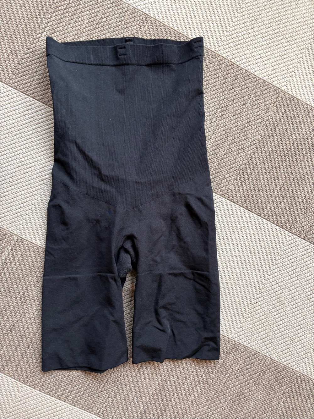 SPANX Black High-Waist Shaper Shorts